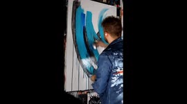 Check out this mysteriously mesmerizing wall painting
