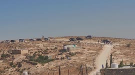 European ambassadors visit the Masafer Yatta in the south of the West Bank  city of Hebron