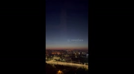Footage of explosions and the operation of the air defense system in Belgorod on July 3
