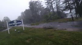 US: Aftermath Of Severe Thunderstorm In Staunton, Virginia