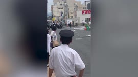 Bodyguards catch suspected Shinzo Abe shooter in Japan