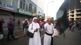 Curfew imposed in capital Colombo after anti-government protest demanding resignation of president Gotabaya Rajapaksa