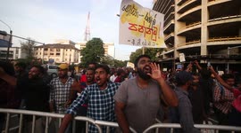 Curfew imposed in capital Colombo after anti-government protest demanding resignation of president Gotabaya Rajapaksa