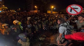 Curfew imposed in capital Colombo after anti-government protest demanding resignation of president Gotabaya Rajapaksa