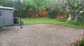 US: Hailstorm Hits Kalispell, Montana 2