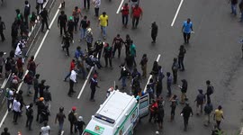 56 protesters injured while Sri Lanka protesters break into President's House as thousands rally