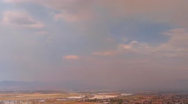 US: Smoke From Jacob City Fire Covers Sky In Salt Lake County