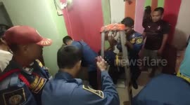 Rescue team saves child, 7, who fell into 50ft-deep well in Indonesia