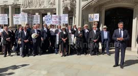 Criminal barristers strike enters third week, London, UK