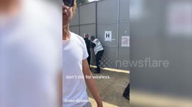 Moment security at Wireless Festival fail to contain HUGE crowd outside Finsbury Park