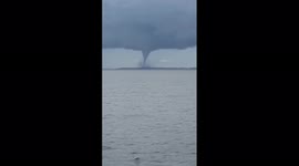 Multiple waterspouts spotted over Archipelago Sea in Finland