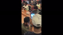 now peoples are visiting presidents Gotabaya's official home and destroy all office and  swimming pool, and official office, cabinet meeting office