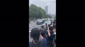 Mourners send off Abe’s hearse after private funeral service in Tokyo