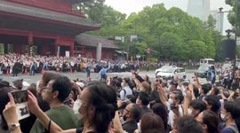 Japan: Mourners Send Off Abe’s Hearse After Private Funeral Service In Tokyo 4