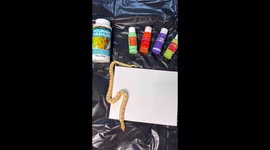 TikToker makes incredible paintings with help of seven pet SNAKES – now famous on app thanks to slippery designs Part 3