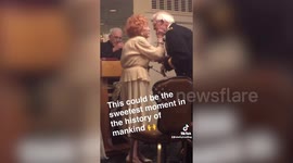 Adorable couple celebrate their 70th wedding anniversary by renewing their vows