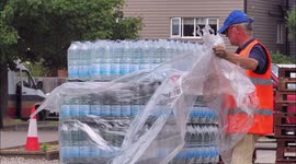 Isle of Sheppey water shortage during Heatwave following burst main in Kent, UK