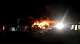 Recycling/Scrapyard fire Strong Mount Carmel Township Pennsylvania