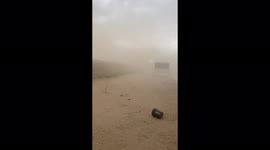 Hellacious dusty winds slam Denver, Colorado area
