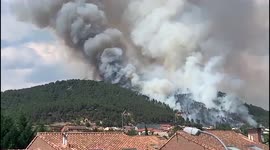 Wildfire breaks out near Madrid, Spain prompting evacuation