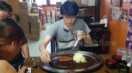 Thai man finishes 2kg of Japanese curry in under two minutes
