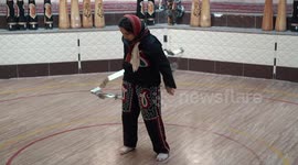 Meet the woman breaking taboos in a male sport in Iran.