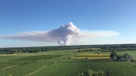 France: Wildfires Rage In Gironde 3