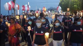 Bastille Day celebrated in India with torch light parades where 2000 French citizens participated