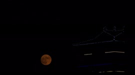 Time-Lapse Footage Of Super Full Moon In Handan, Hebei, China