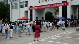 2022 Civil Service Exam In Yichang, Hubei, China