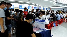 Job Fair In Yichang, Hubei, China