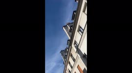 France: Military aircraft flying over Paris during Bastille Day