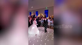 Couple with Down syndrome prove doubters wrong by tying the knot, surprise guests with choregraphed first dance