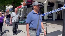 Man rushed to hospital after stabbing inside North London kebab shop