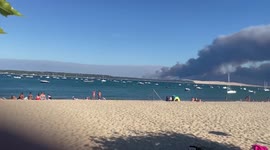 France: Thousands Of People Evacuated As Wildfires Continued To Burn In Gironde