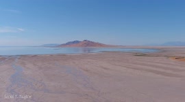 Great Salt Lake in Utah reaches record low water levels