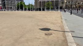 Scorching heat in London, UK