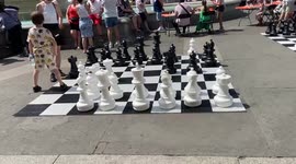 Annual ChessFest takes place in Trafalgar Square amid scorching heatwave
