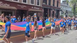 Thousands line the streets for Halifax Pride parade in Canada