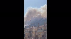 Helicopters try to fight Spain wildfires in Castile and León