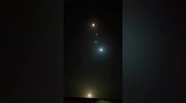 Mysterious objects illuminate sky over northern China