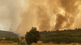 Spain: Wildfire Breaks Out In Pont De Vilomara, Barcelona Province 4