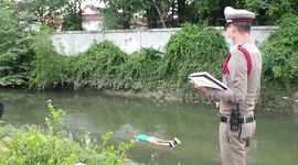 British jogger, 63, found dead floating face down in canal in Thailand