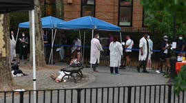 Monkeypox Vaccine Site In NYC, US