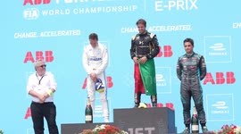 Formula E racing Season 8 Day 2 in NY, US