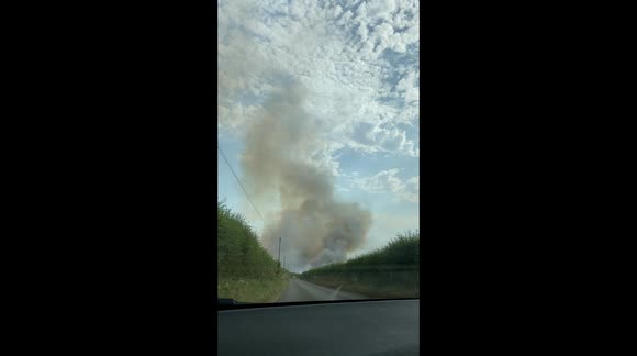 Wildfire in Norfolk