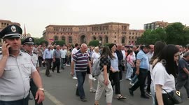 Anti-government protests in Yerevan, Armenia