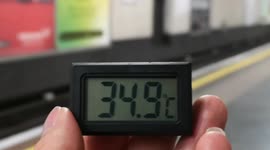 UK heatwave: Marble Arch underground station hits 34.9C on hottest day