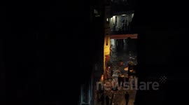 Water Cannon vs. Demonstrators close to Alman Hastanesi - Sıraselviler cd @ 1 AM/ 1 June 2013