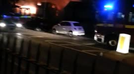 ISLAMIC CENTRE BURNED IN